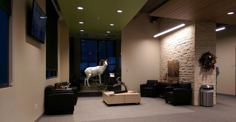 Retail area entrance